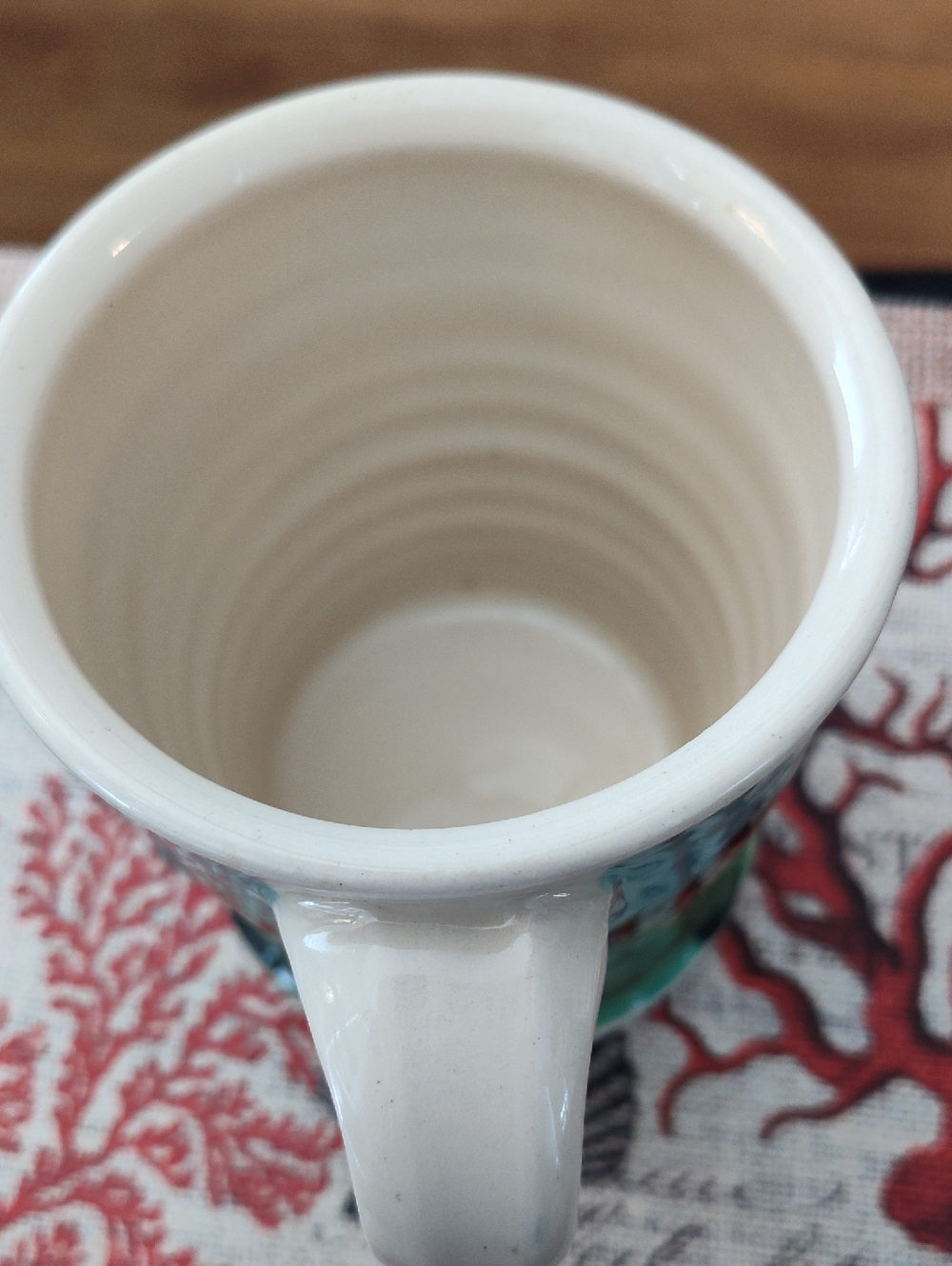 Pottery Studio Glazed Mug Crockett, Ca Bridge House Scenery Artisan Local - Picture 4 of 5